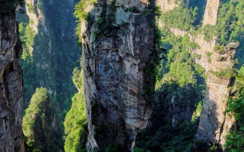 亿万年形成的地质石林奇观自然风景手机壁纸