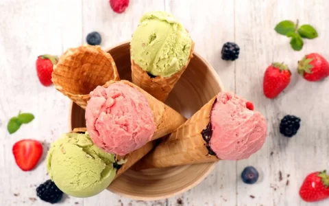 美味可口冰淇淋雪糕圆球分量十足高清图片壁纸【8】