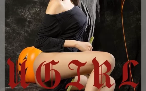 尤果圈美女模特Angela楚楚角色扮演万圣女巫魅影性感写真