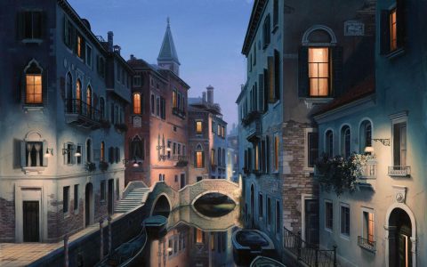 意大利威尼斯水城风景桌面壁纸